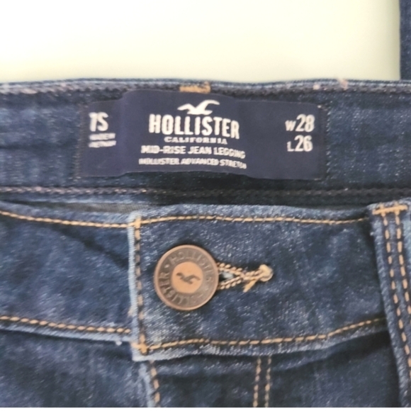 Hollister Blue Skinny Jeans Classic Style - Picture 3 of 4